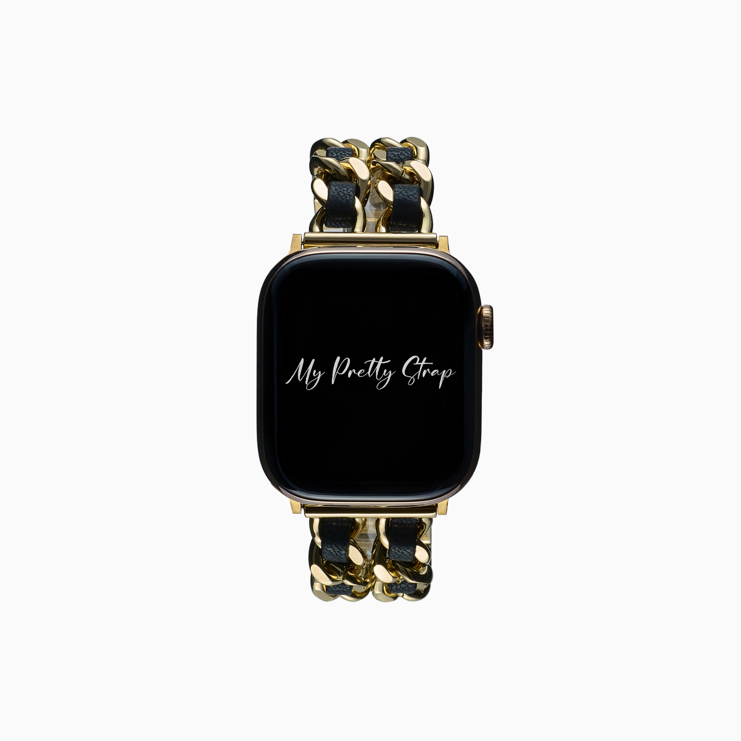 Black & Gold - Apple Watch Strap – Gold