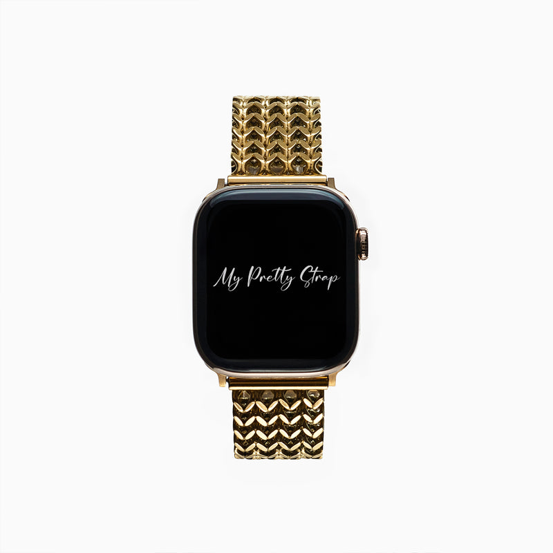 Mermaid Stainless Steel Strap – Gold