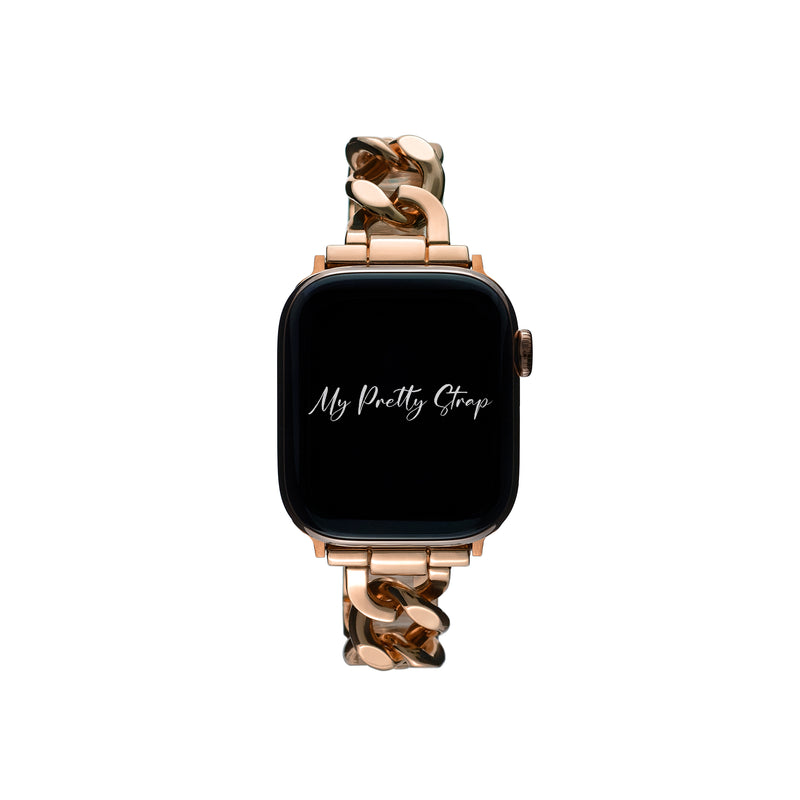 Women Luxury Apple Watch Strap – Rose Gold